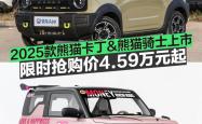吉利熊猫卡丁猪猪侠限定版上市 售价5.09万